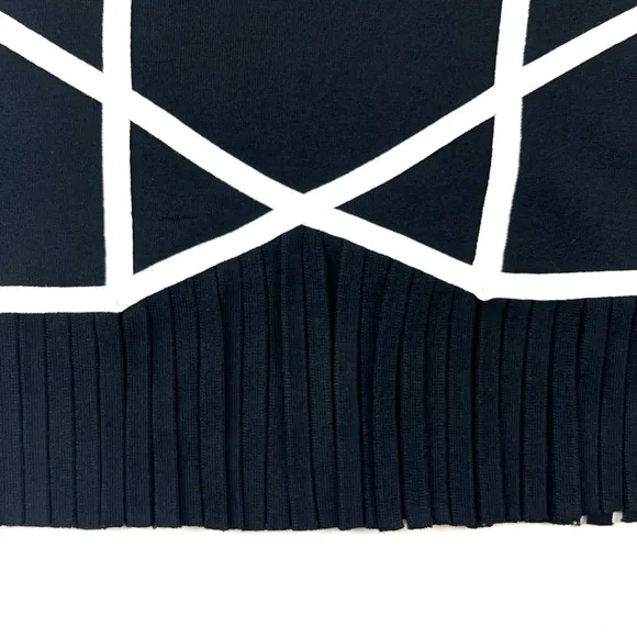 Guess Mirage Colorblock Fringe Bodycon Bandage Dress - Picture 10 of 11